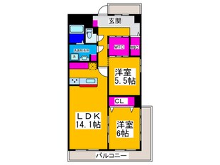 ハイムツァーンラートの物件間取画像